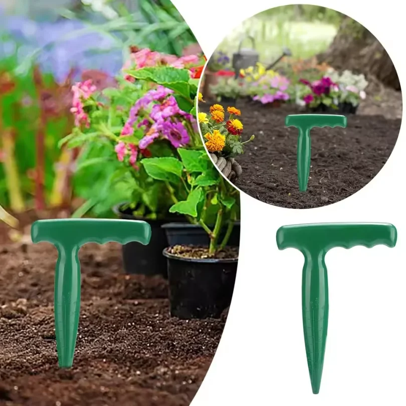 1pc Handheld Garden Hole Puncher Clear Scale Planting Tools Lightweight Digging Hole Tool Sowing Seeds Dispenser For Hole Diggin thumbnail 2