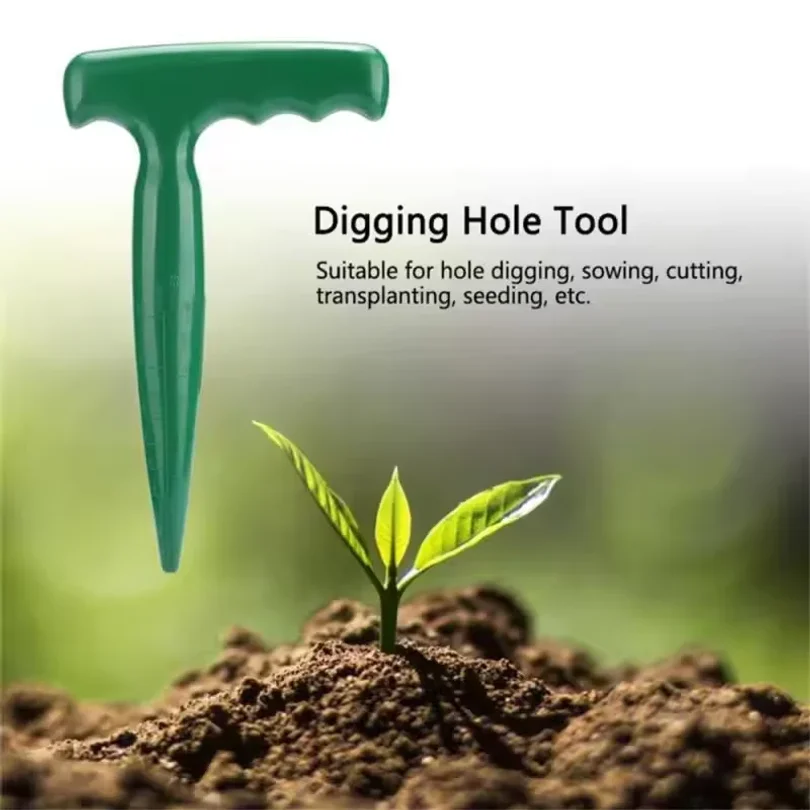 1pc Handheld Garden Hole Puncher Clear Scale Planting Tools Lightweight Digging Hole Tool Sowing Seeds Dispenser For Hole Diggin thumbnail 3