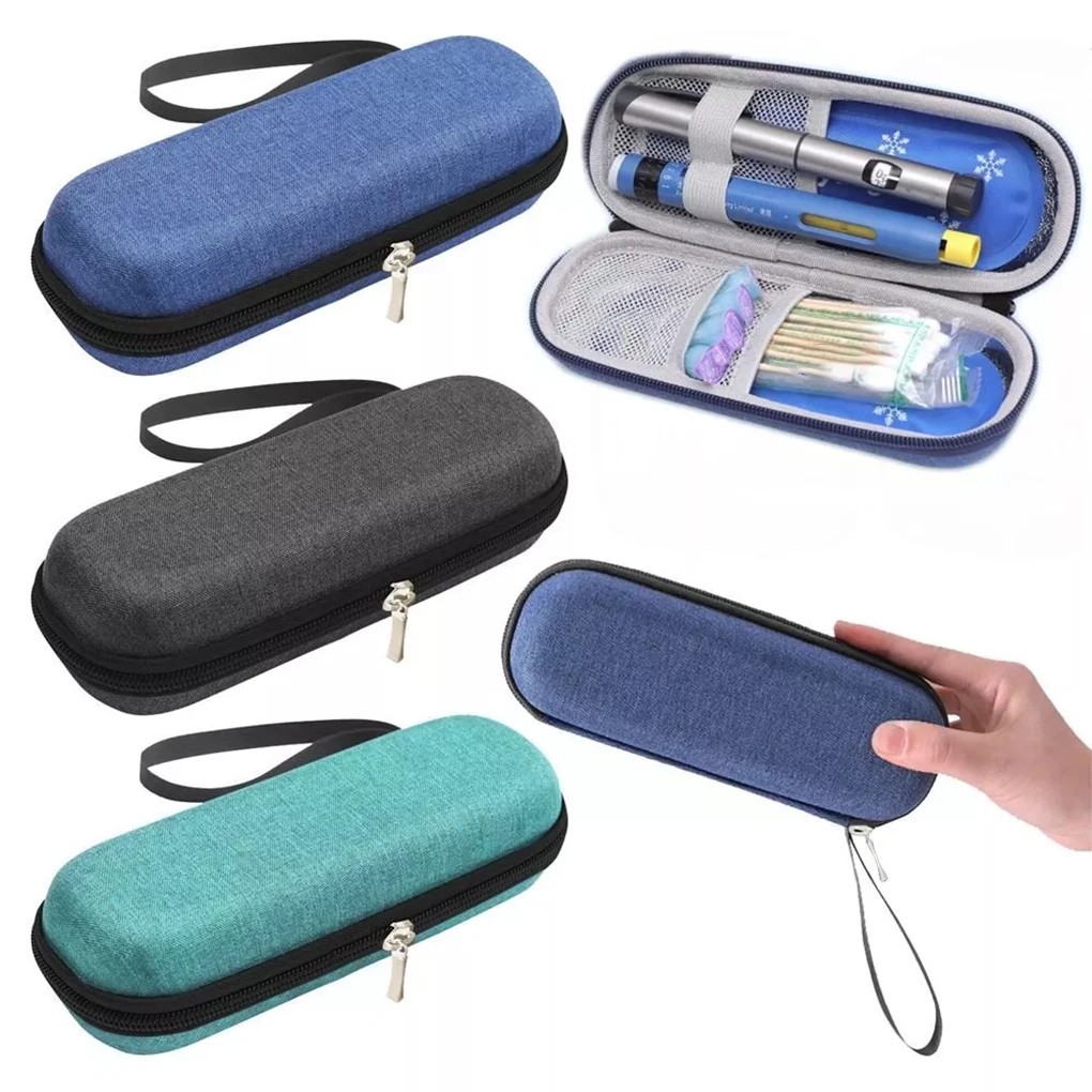 Portable Insulin Cooler Travel Case with Thermometer Display Waterproof Cooling Bag Medicine Organizer for Diabetics thumbnail 3