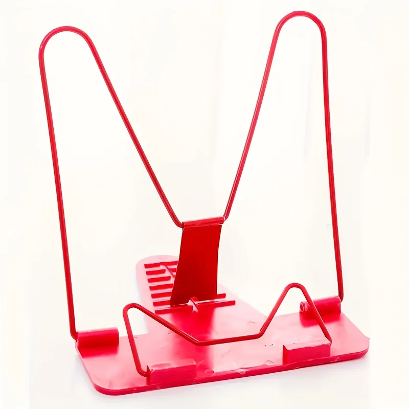 "Foldable Desktop Book Stand, Adjustable Angle Reading Holder, Portable Hands-Free Bookends for Textbook, Tablet, Cookbook, Offi thumbnail 6