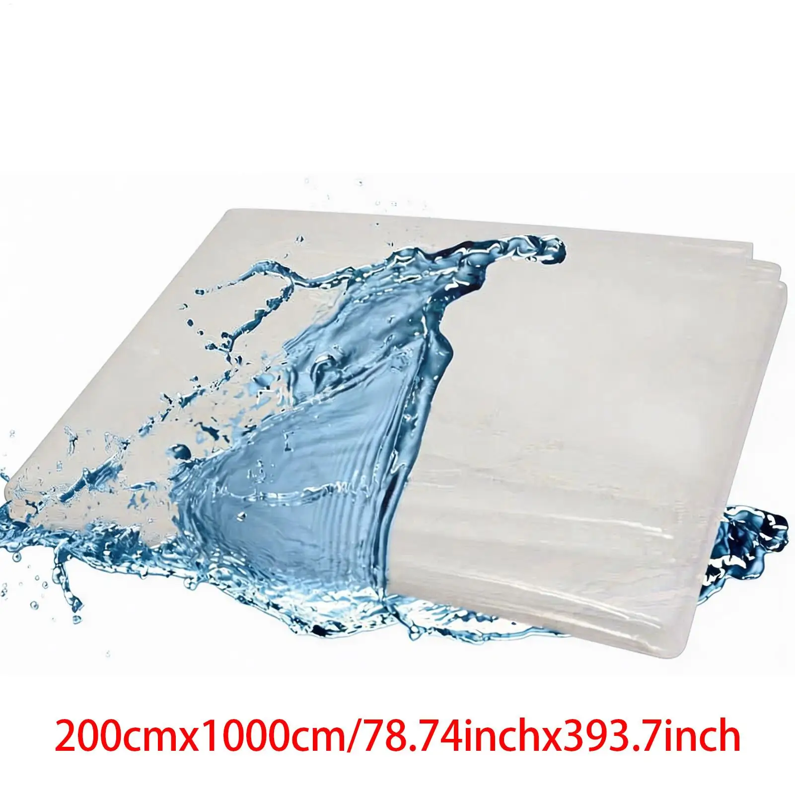Greenhouse Cover Heavy Duty UV Resistant Tear-Proof Clear Gardening Hoop House Cover For Garden Agriculture Painting Floor Farms thumbnail 6