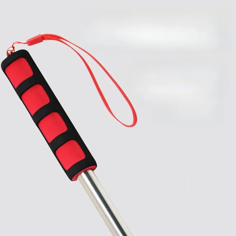 Self Defense Stick Retractable, Hollowing Drum Detection Hammer, Red thumbnail 2