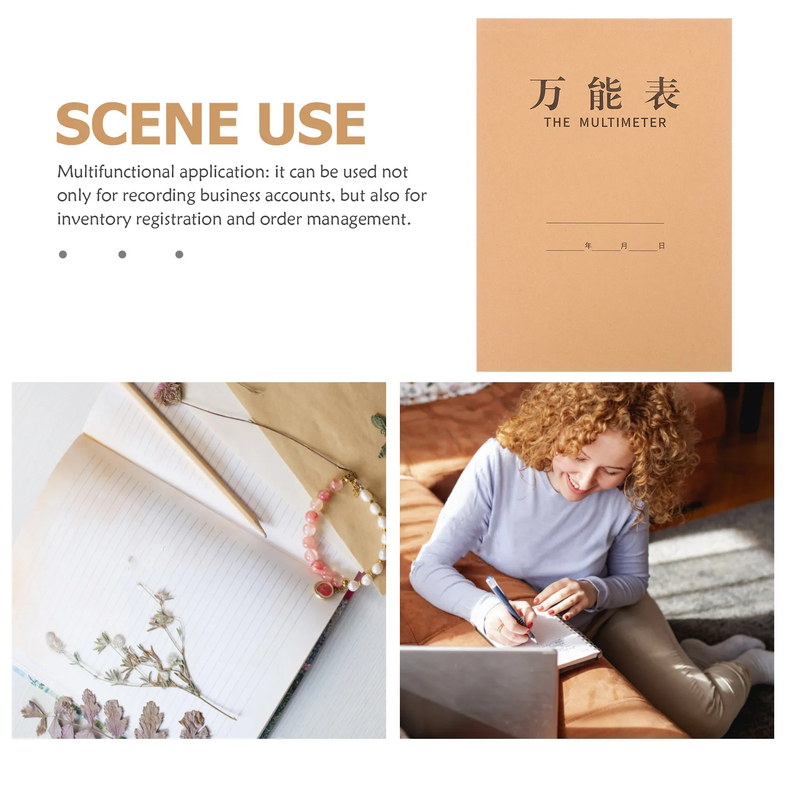 Small Business Accounting Book Financial Management Notebook Inventory Log Book Expense Journal for Business Record Books thumbnail 6