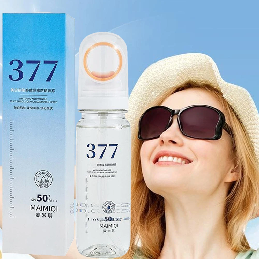 Portable Face Sunscreen Spray Oil-control Non-greasy Sunblock Mist Moisturizing Hydrating Facial Body Neck Skin Care 2026 New thumbnail 2