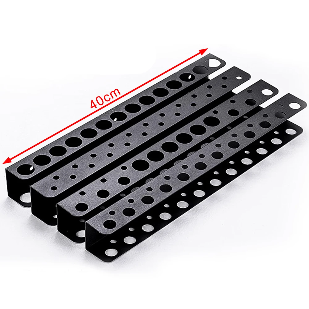 Steel Wall Mount Screwdriver Wrench Holder Screwdriver Storage Rack Pliers Organizer Rack Workshop Hardware Tool Display Hanger thumbnail 5