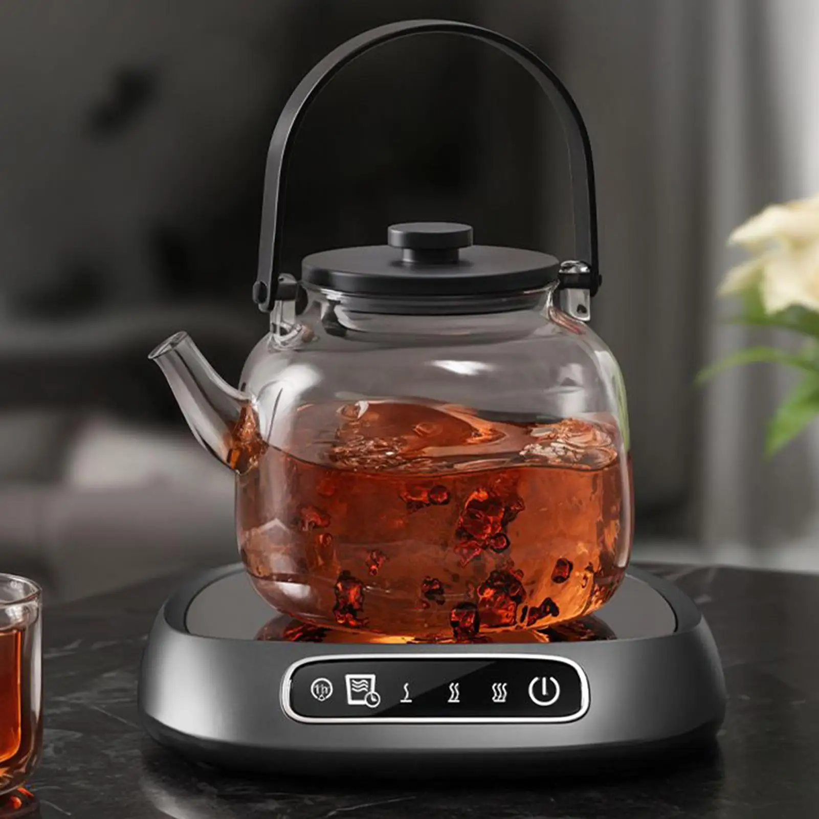 Cup Heater USB Coffee Mug Warmer Electric Milk Tea Cup Heating Coaster Cup Warmer For Home Office USB Voice Desk Cup Warmer thumbnail 5