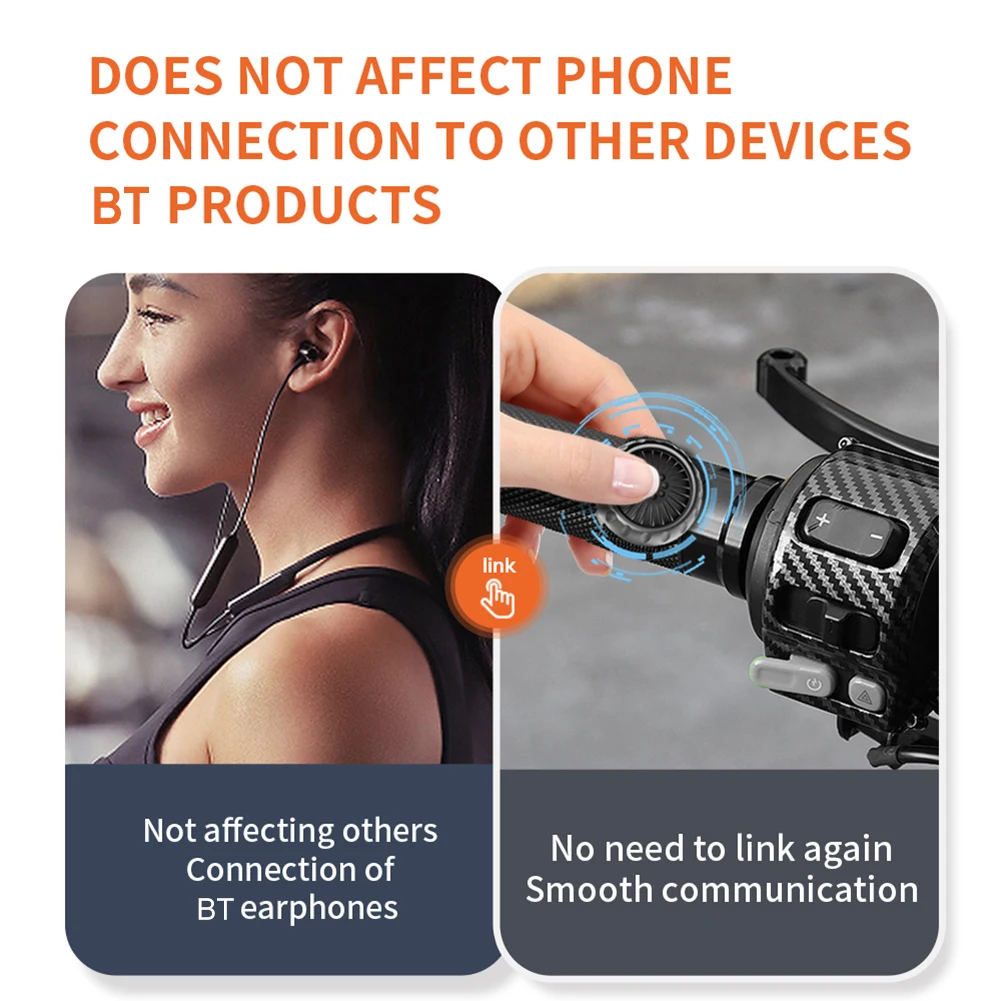 Wireless PTT Device for ZELLO Walkie Talkies Wireless Remote PTT Button for Android iOS Phone Car Motorcycle Voice Call thumbnail 3