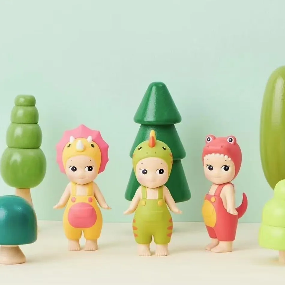 Dinosaur Series Cute Cartoon Doll Mini Mystery Box Collectible Anime Figurine Car Decor for Kids Christmas Birthday Gift thumbnail 5