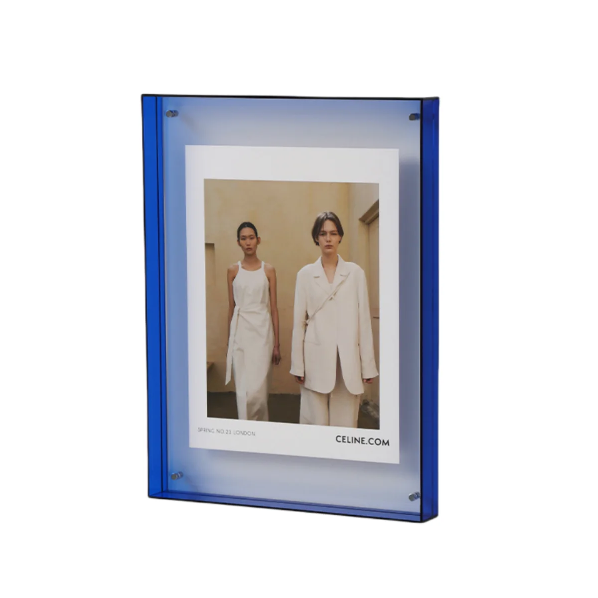 Acrylic Photo Frame Plastic Rectangle Hollow Picture Framed Holder Two Side Case Transparent Drawing Framework Home Decorations thumbnail 6