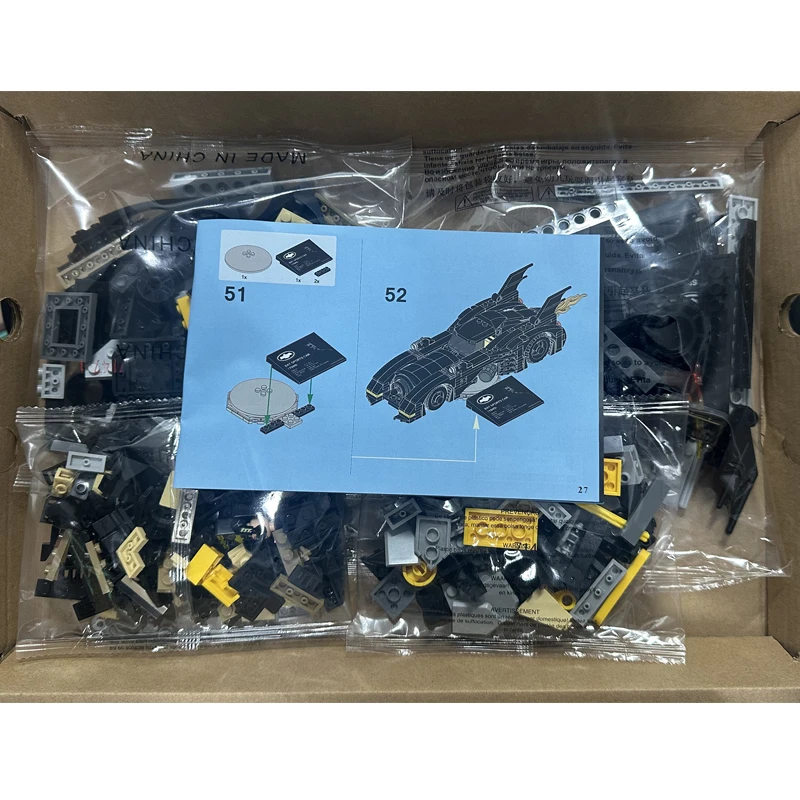 7147 Super Heroes Series 1989 Batmobile Building Blocks Classic Limited Bat Chariot Car Model Bricks Toys For Children Boys Gift thumbnail 4