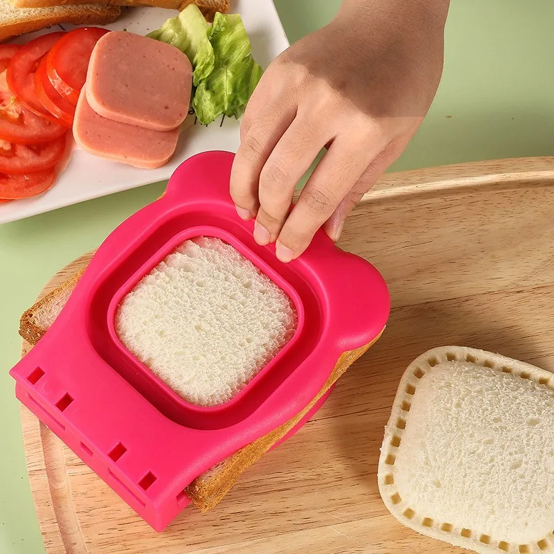 Sandwich cutting mold, breakfast maker, bento bread, toast filling mold, household baking product tool thumbnail 5