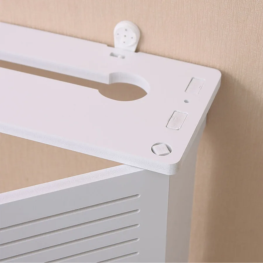 No Drill Wall Mounted Mini Cabinet with Shutter Door for Bathroom Kitchen Storage Organizer Shelf, Utility Racks thumbnail 6