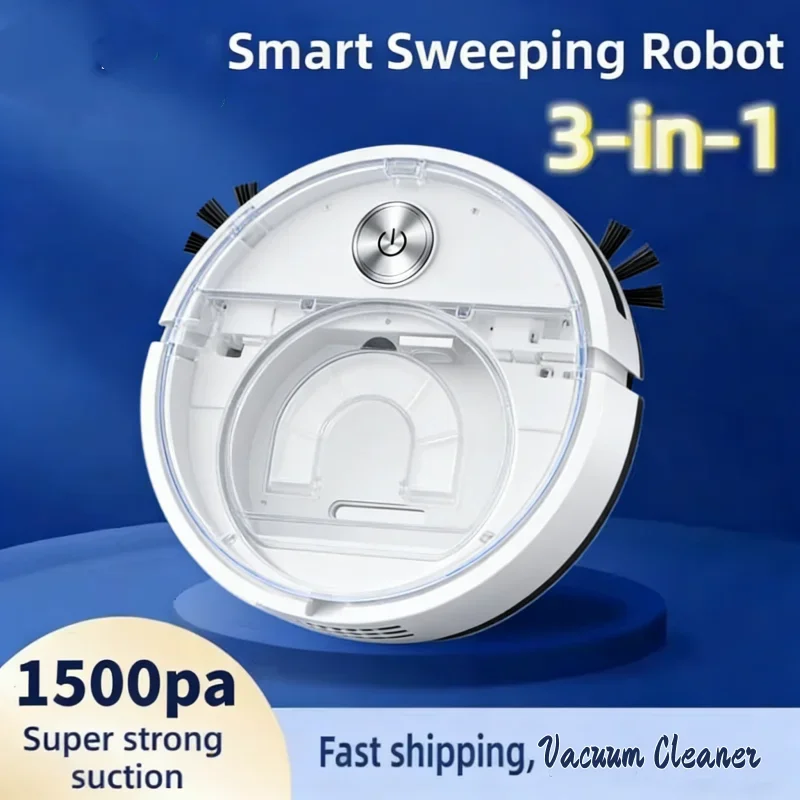 2026 3-in-1 Efficient Cleaning Scanning Suction Dragging Integrated Dust Box Can Removal  USB Rechargeable Fully Automatic Robot thumbnail 2