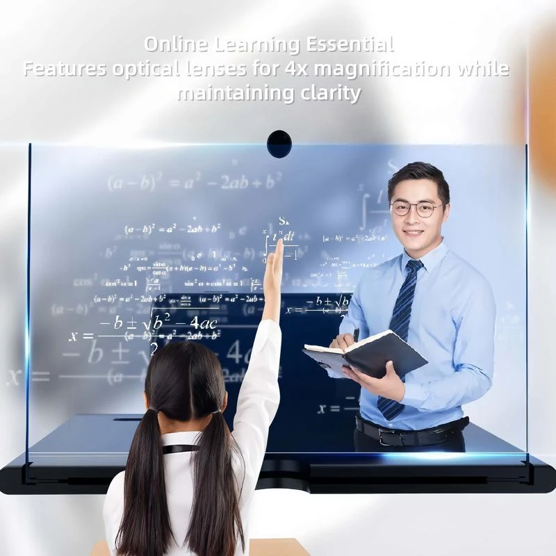 3D HD Phone Screen Amplifier Projector, Foldable Stand for Movies Videos Games, Compatible with All 10/12 Inch Smartphones 2026 thumbnail 3
