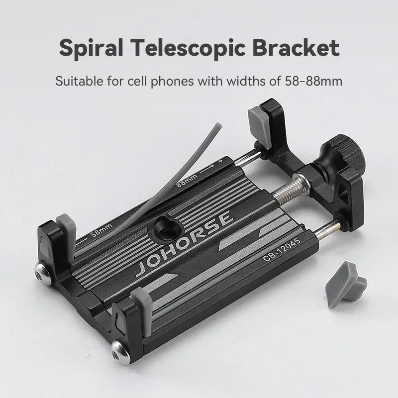 Cnc Four Claws Bike Phone Holder for Scalable Aluminum Alloy Bracket for Phone Holder Motorcycle Electric Bicycle Smartphone thumbnail 5