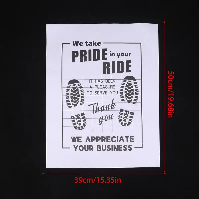 Car Floor Mat Disposable Waterproof Anti Slip Paper Pad Perfect for Automotive Interior Protection and Cleaning thumbnail 6