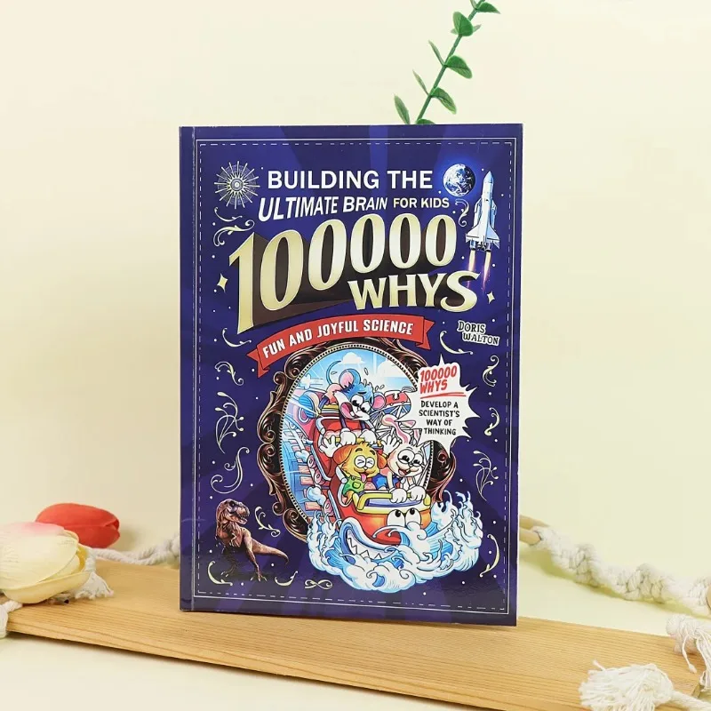 100000 Whys: Building the Ultimate Brain for Kids English Version Fun Science Cartoon Book Children's Early Education STEM Learn thumbnail 4