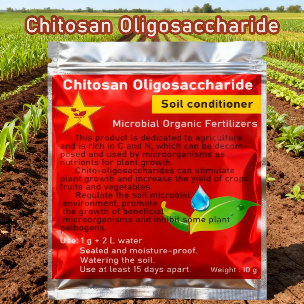 10g Chitosan Oligosaccharide Green Microbial Organic Fertilizer For Home Garden