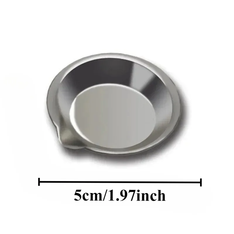 10pcs Stainless Steel Painting Color Bowls Oil Paint Trays Paint Color Mixing Cups Color Mixer Children DIY Painting Tools thumbnail 4