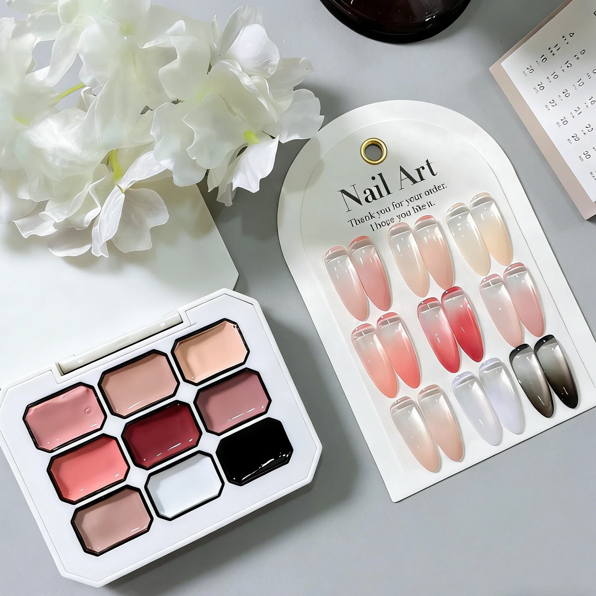 9 color nail solid gel polish patting glue color popular color gradient nail enhancement art decoration creation INS Y2K
