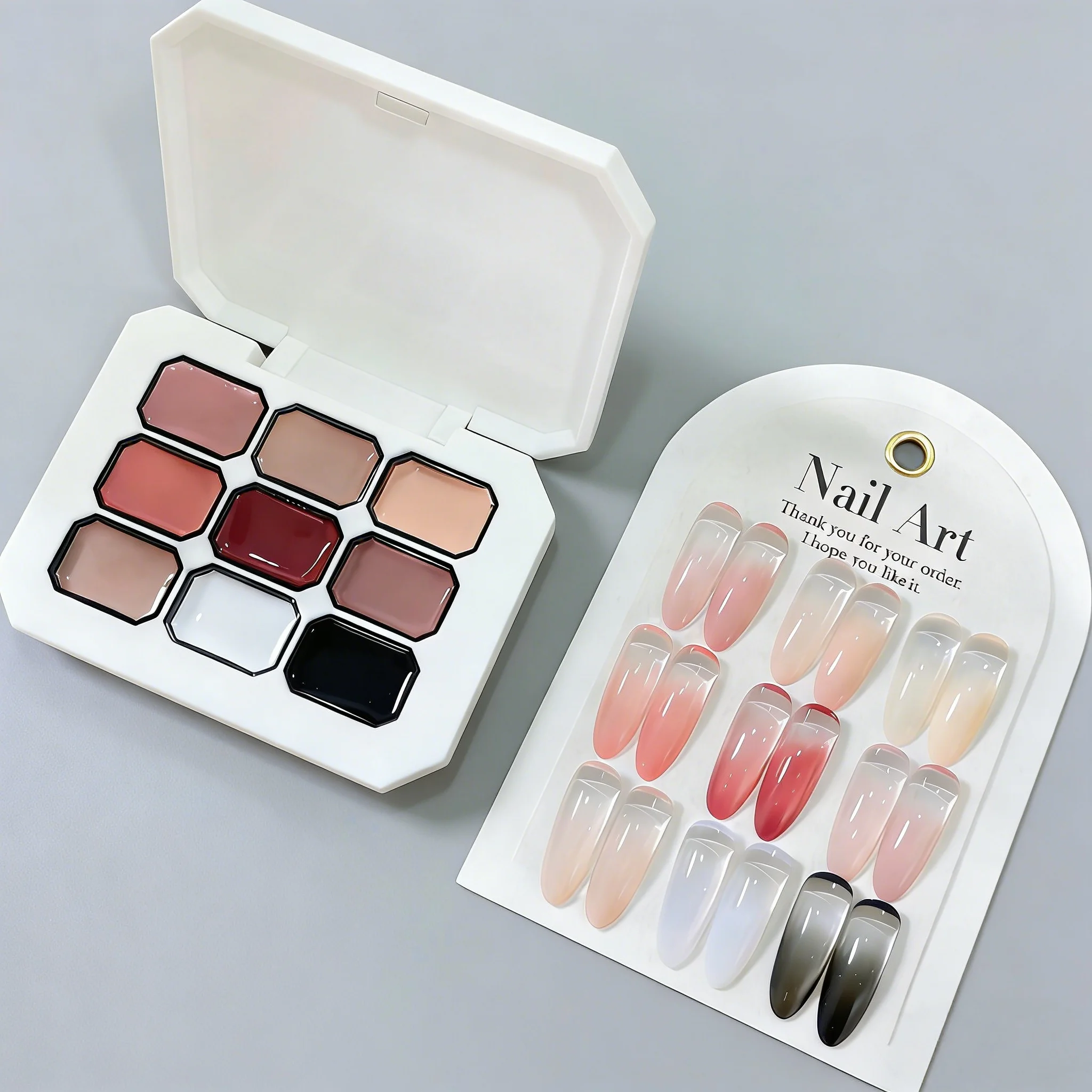 9 color nail solid gel polish patting glue color popular color gradient nail enhancement art decoration creation INS Y2K thumbnail 3