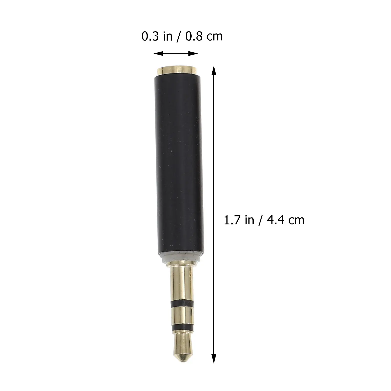 2Pcs 3.5mm Microphone Connector Converter Premium Copper Adapter Plug for Audios Headset Camera Recording Conversion Accessories thumbnail 5