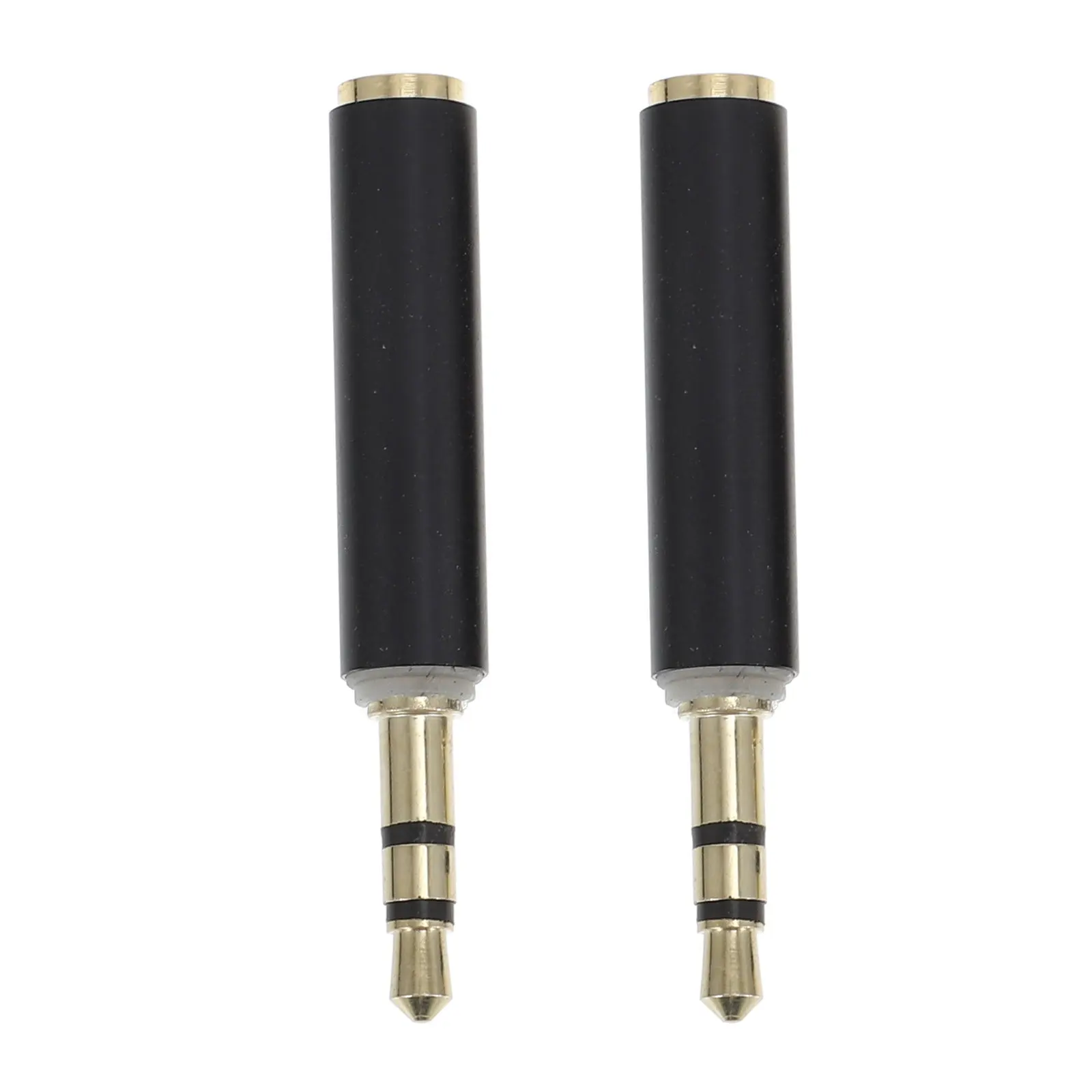 2Pcs 3.5mm Microphone Connector Converter Premium Copper Adapter Plug for Audios Headset Camera Recording Conversion Accessories thumbnail 6