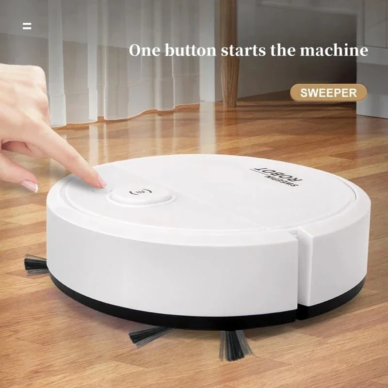 2026 3-in-1 Strong Suction Smart Sweeping Robot Rechargeable Washable Mop For Pet Hair Hard Floor Kitchen Room Sweeping Robot thumbnail 4