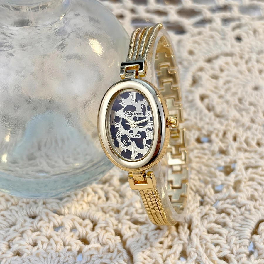 Elegant Tassel-Strapped Oval Watch: A Dainty Vintage Treasure for Women thumbnail 4