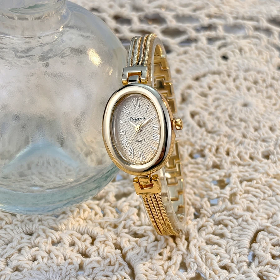 Elegant Tassel-Strapped Oval Watch: A Dainty Vintage Treasure for Women thumbnail 3