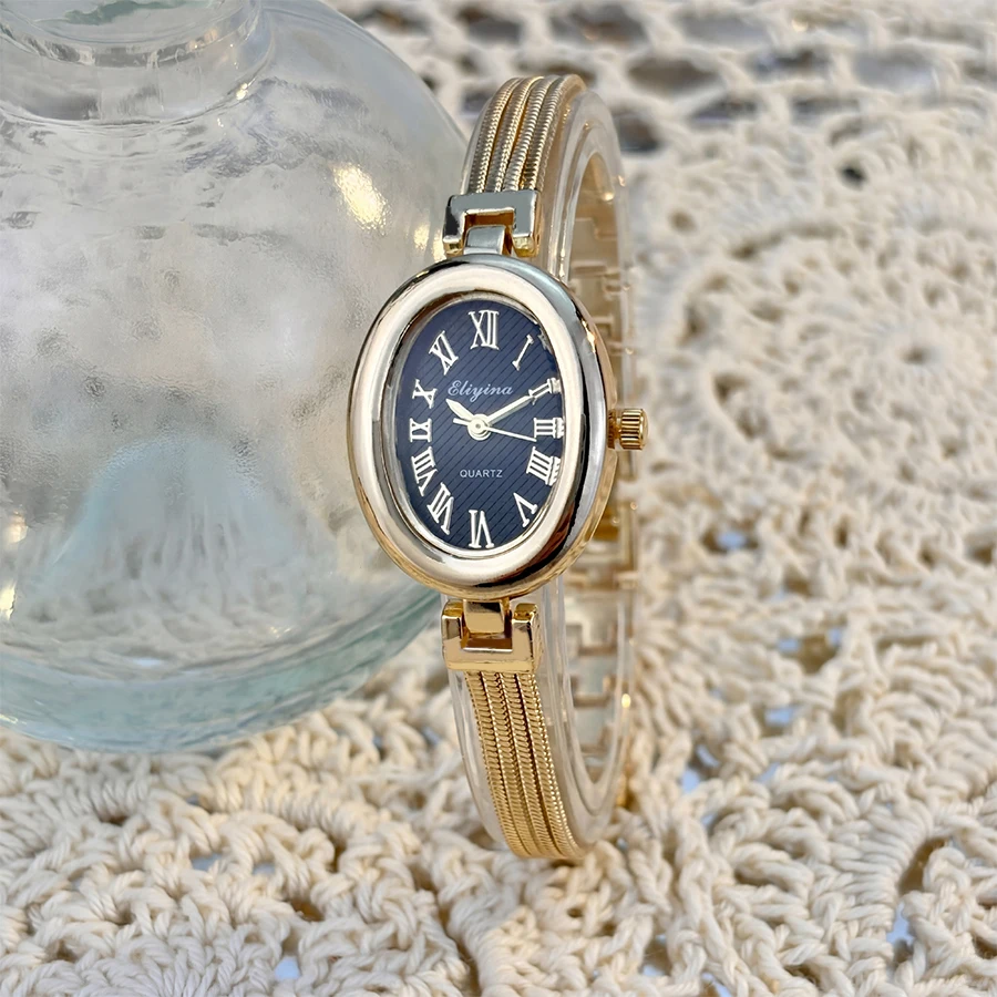 Elegant Tassel-Strapped Oval Watch: A Dainty Vintage Treasure for Women thumbnail 6