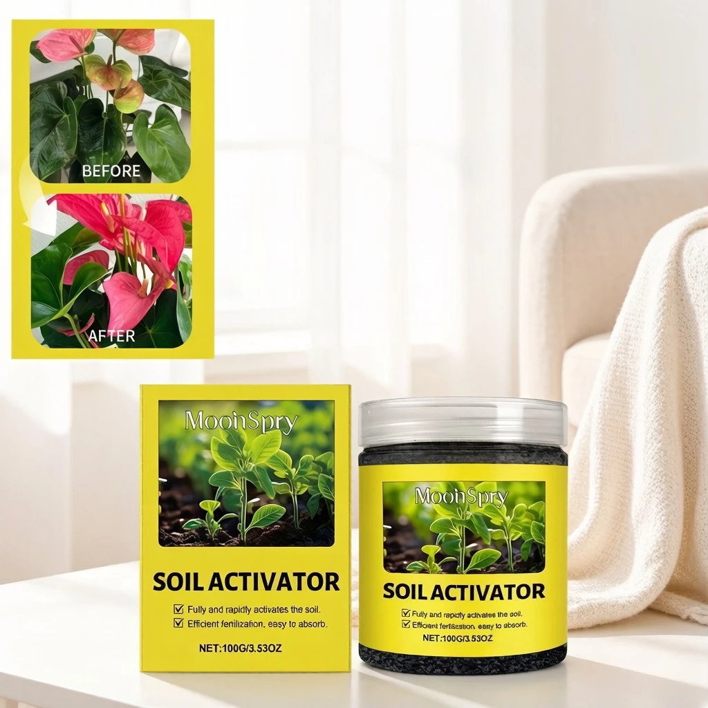 Home garden soil activator, loosens soil, provides plant nutrients and trace elements, aquatic plant fertilizer thumbnail 2