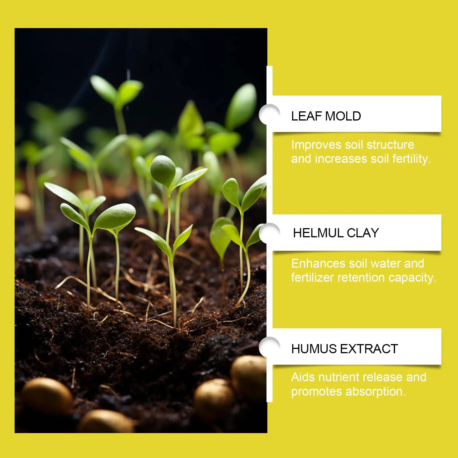 Home garden soil activator, loosens soil, provides plant nutrients and trace elements, aquatic plant fertilizer thumbnail 4