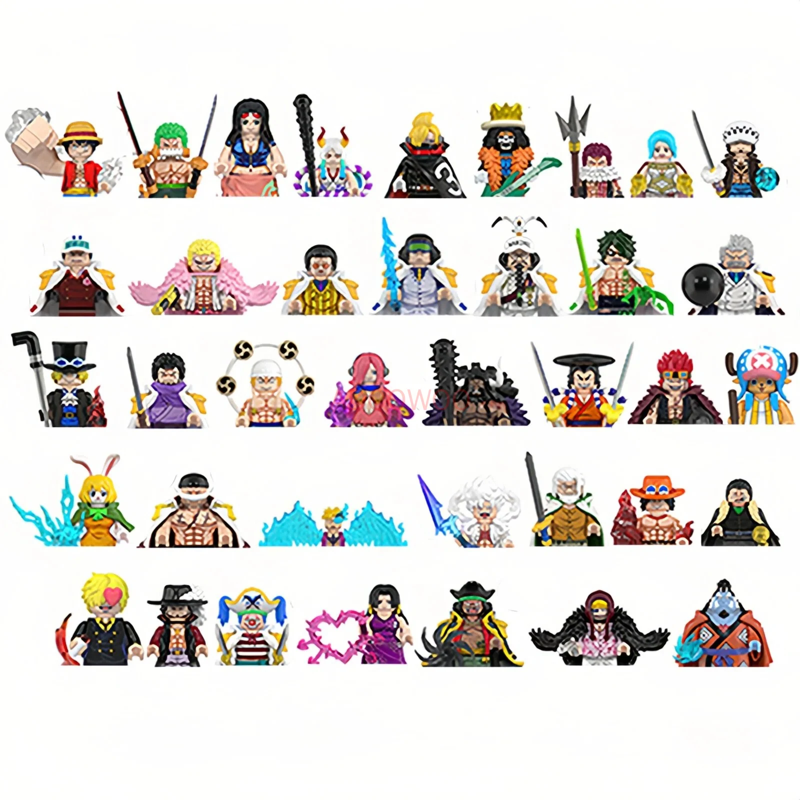 40 Style Anime One Piece WM6189 WM6188 Japanese Cartoon Series Character Figure Action Doll Model Children's Toy Gift