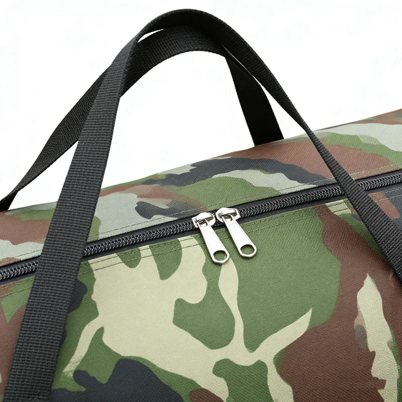 Large Camouflage Storage Bag Waterproof Heavy Duty Duffel for Camping Travel Home Organization thumbnail 5