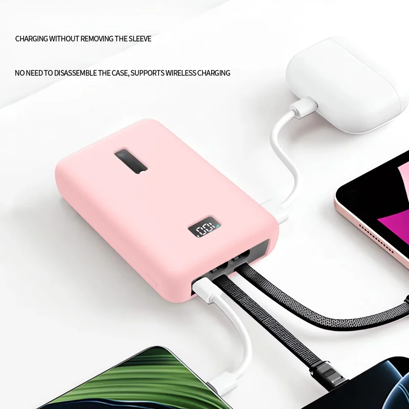 Protective Silicone Case for Anker Zolo 20000 mAh 30W, Power Bank Dust Cover Skin Shell Power Supply Carry Travel Storage Cover thumbnail 4