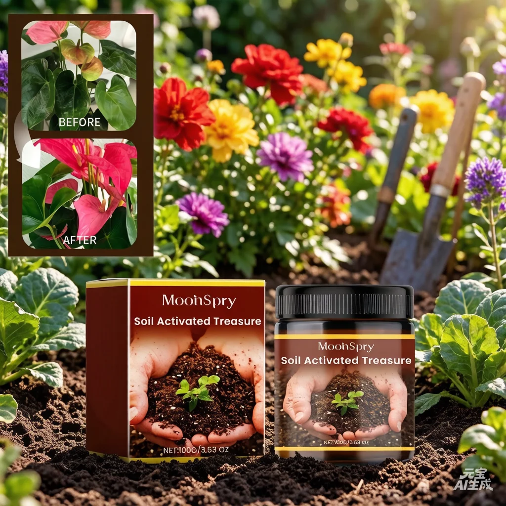 Soil Activator Universal Gentle Granular Fertilizer Fruit and Vegetable Planting Controlled-Release Fertilizer Green Plant Ferti thumbnail 2