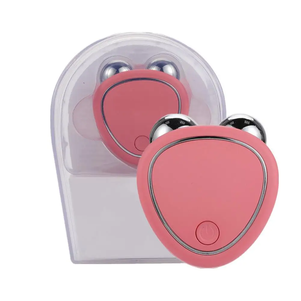 EMS Microcurrent Face Lift Massager Roller Beauty Instrument for Skin Tightening, Rejuvenation & Sculpting Mini Facial Device