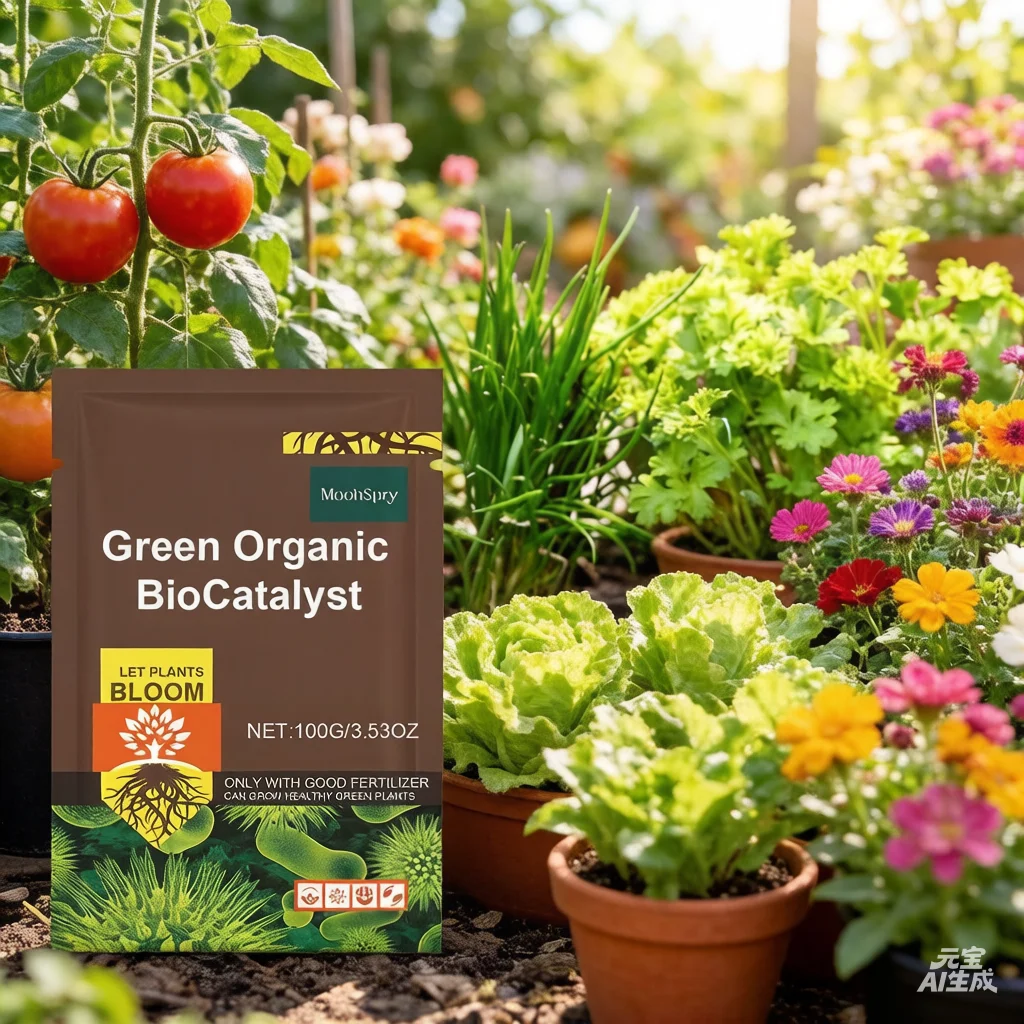 Home Garden Green Organic Bio-catalyst, Potted Plant Flower Nutrient, Nitrogen Phosphorus Potassium Fertilizer Nutrients thumbnail 2