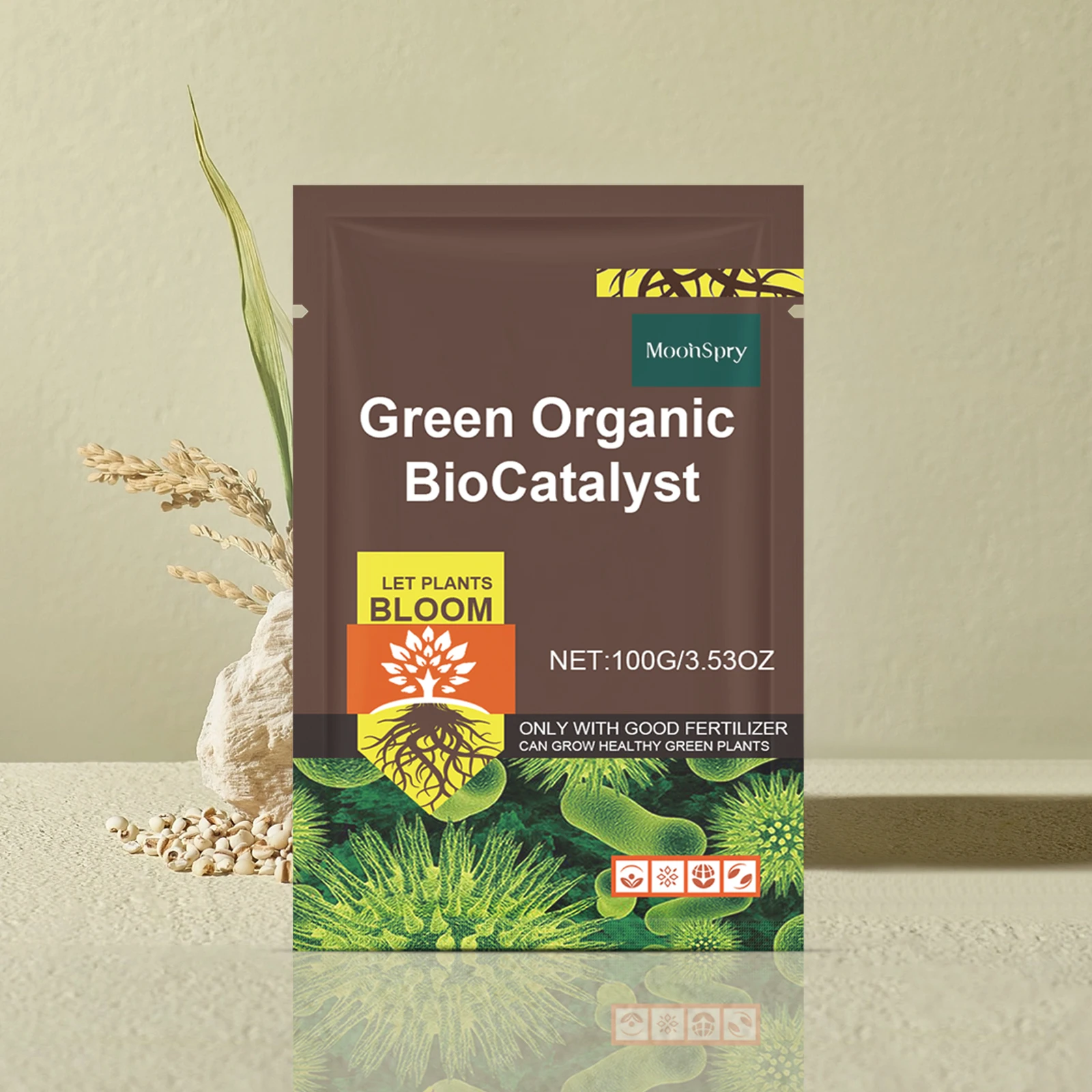 Home Garden Green Organic Bio-catalyst, Potted Plant Flower Nutrient, Nitrogen Phosphorus Potassium Fertilizer Nutrients thumbnail 5