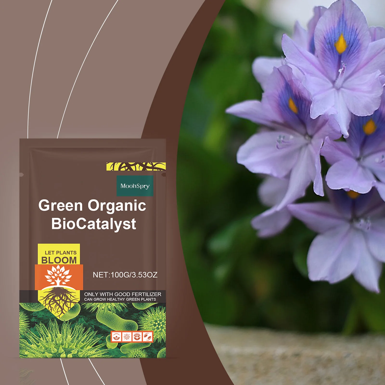 Home Garden Green Organic Bio-catalyst, Potted Plant Flower Nutrient, Nitrogen Phosphorus Potassium Fertilizer Nutrients thumbnail 4
