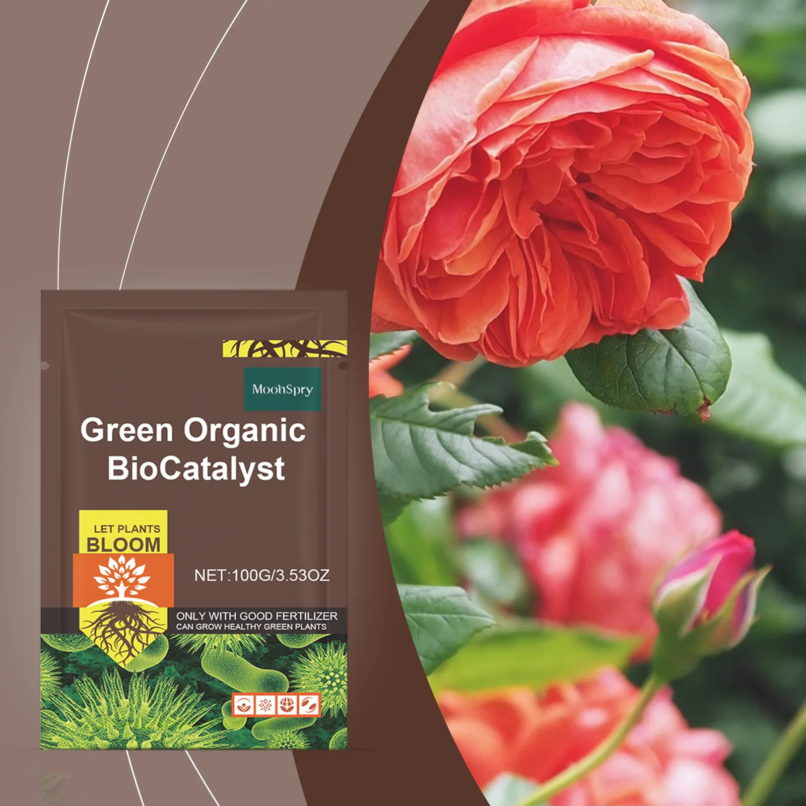 Home Garden Green Organic Bio-catalyst, Potted Plant Flower Nutrient, Nitrogen Phosphorus Potassium Fertilizer Nutrients thumbnail 3