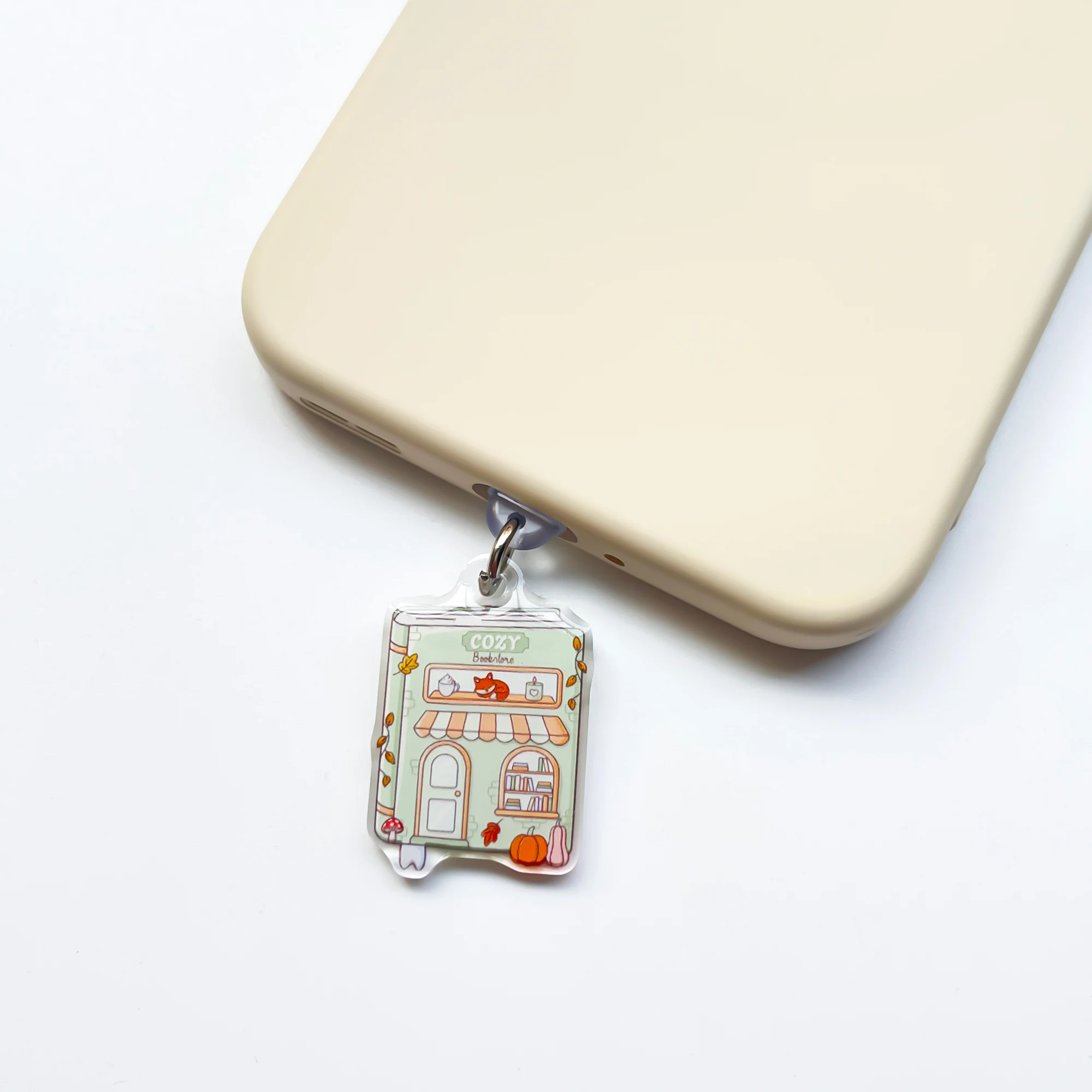 Acrylic Phone Dust Plug Kindle Book Lover Gift for IPhone 15 16 17 Type C thumbnail 5