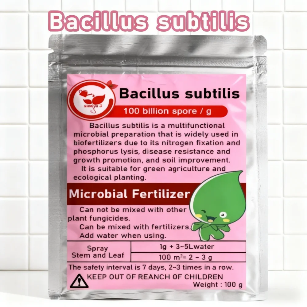 100g Bacillus Subtilis 100 Billion CFU Agricultural Microbial Fertilizer Boosts Soil Activity Promotes Stronger Healthier Crops
