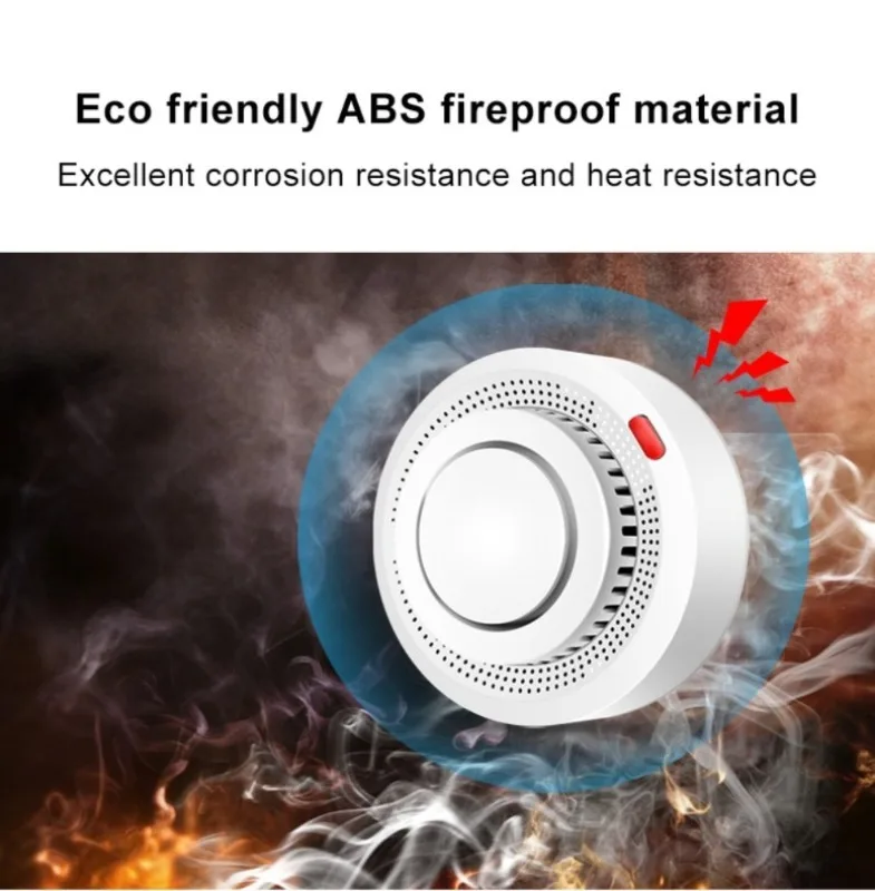 EWelink Zigbee Smart Smoke Alarm Battery Powered Ideal for Hotels and Homes Remote Control Compatible with Alice and Google Home thumbnail 5