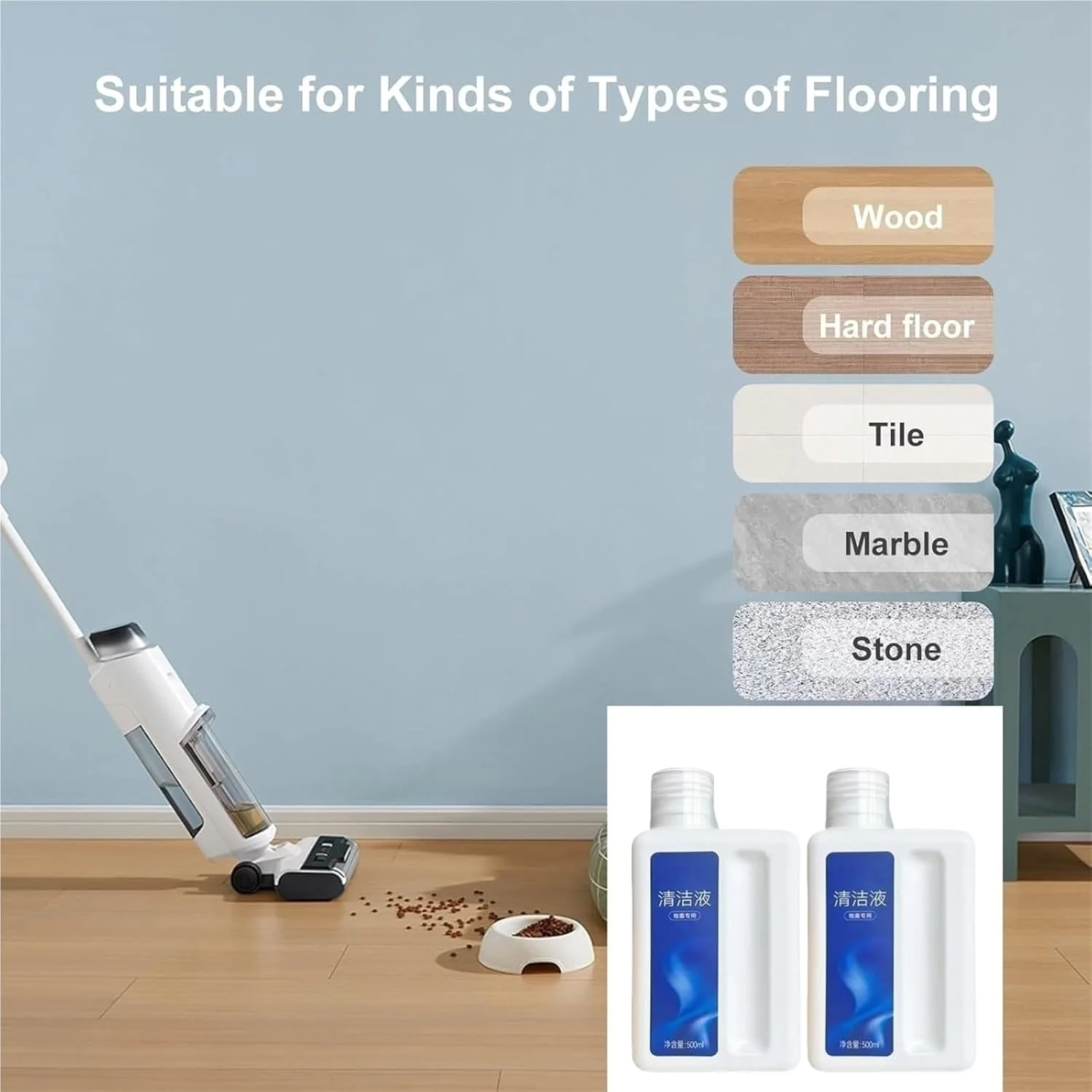 Original Liquid Dreame W10，L10 Ultra，L10S Pro Ultra，D9Max， X40 Pro Ultra vacuum cleaner special floor cleaning Fluid 500ml thumbnail 2