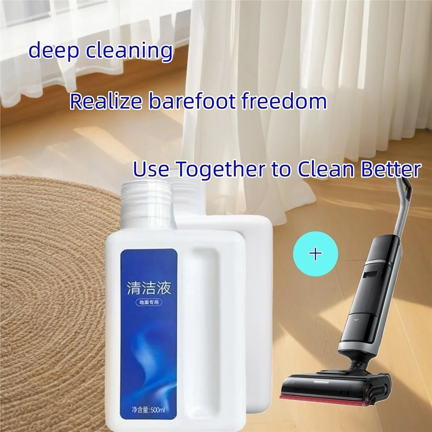 Original Liquid Dreame W10，L10 Ultra，L10S Pro Ultra，D9Max， X40 Pro Ultra vacuum cleaner special floor cleaning Fluid 500ml thumbnail 4