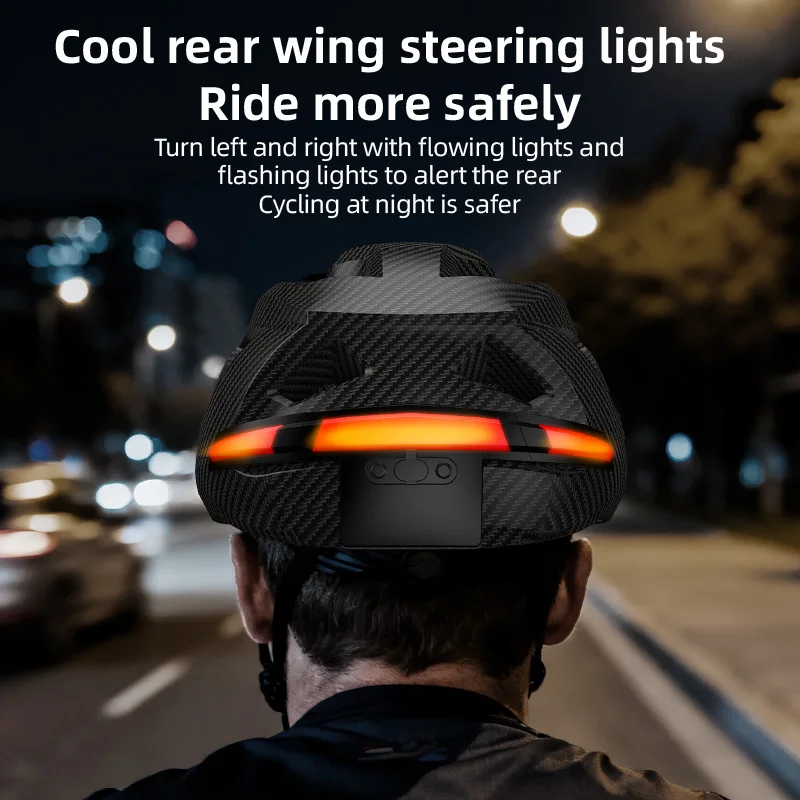 Smart Helmet with HD Camera Bluetooth FM Radio Light Unisex Music Bike Helmet Waterproof Breathable Cycling Helmet for Men Women thumbnail 5