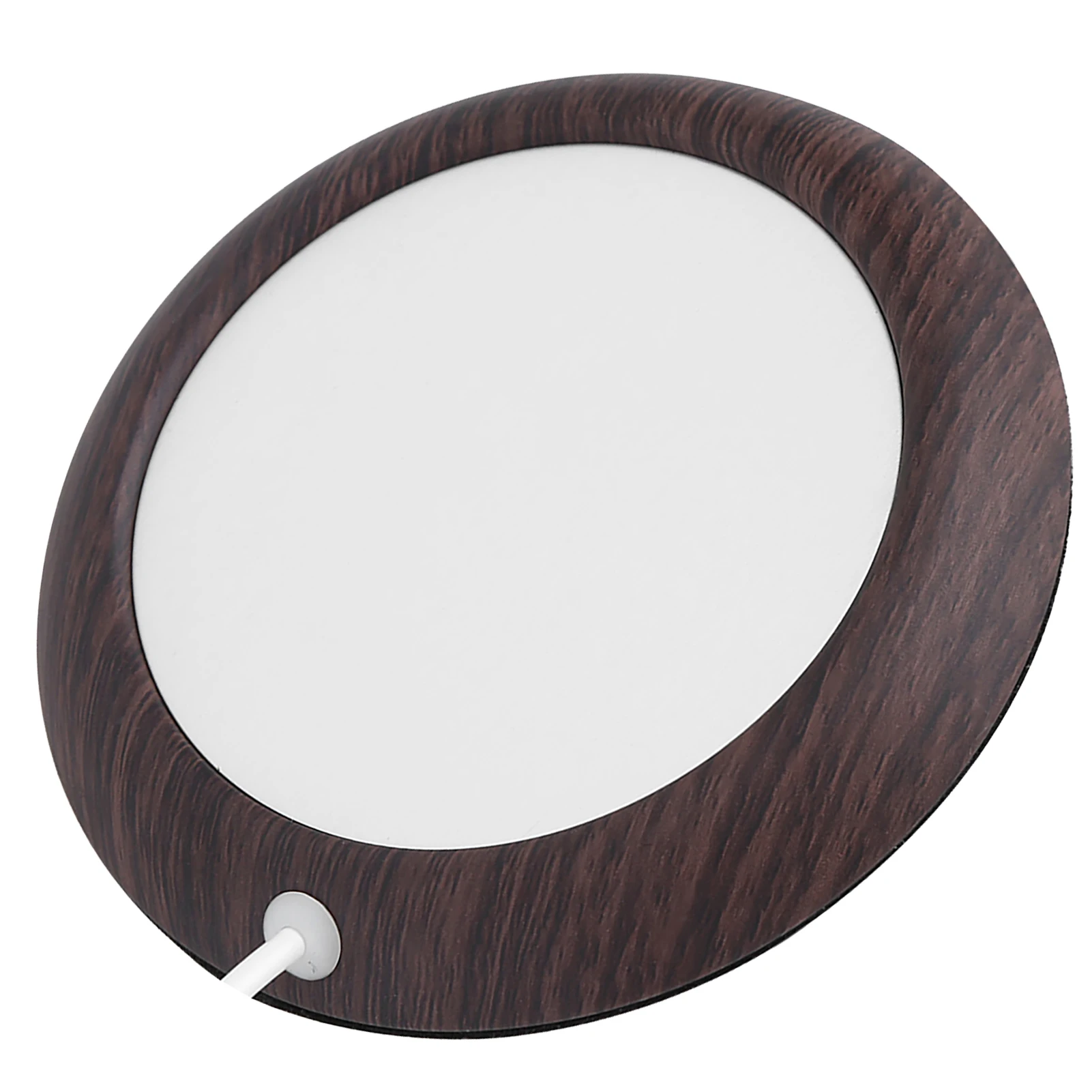 USB Wood Grain Cup Warmer Heat Beverage Mug Mat Coffee Heater Pad Bright Wood Grain thumbnail 5