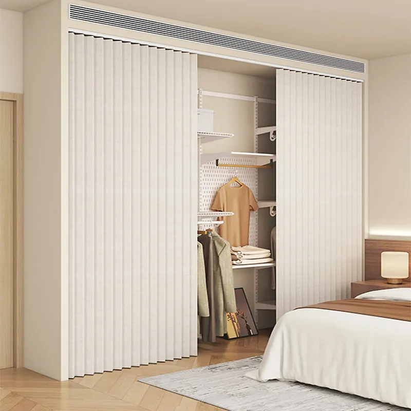 Upgraded Foldable Partition Curtain, Heavy Duty Thick Fabric, Living Room Kitchen Divider, Room Partition thumbnail 2